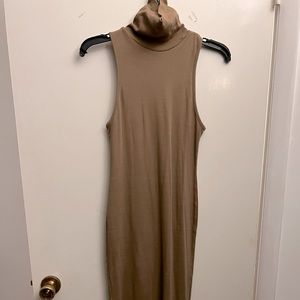 Tan body con dress